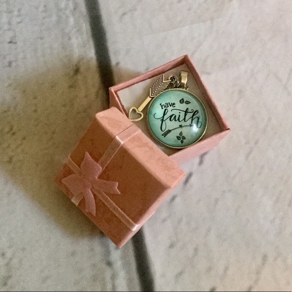 Restocked Have Faith motivational necklace NEW - Picture 4 of 7